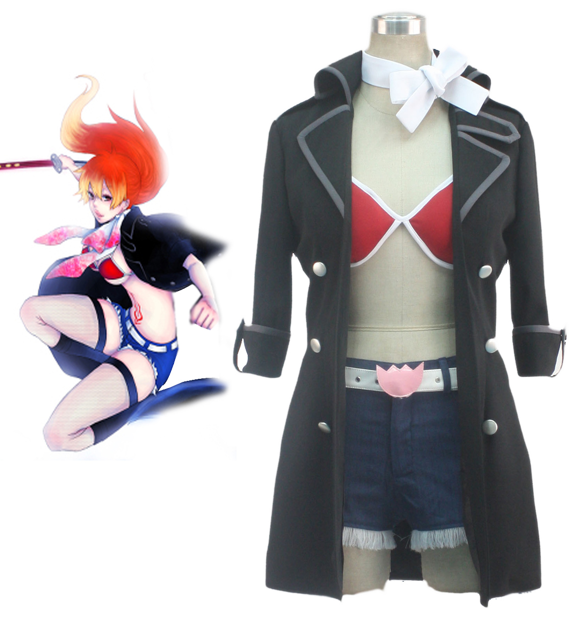 Ao no Exorcist Kirigakure Shura Cosplay Costume